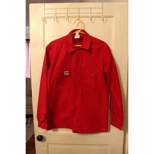 Wenaas Antiflame Men's Red Long Sleeve Size Large (Pre-Owned)